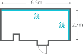 町田2号Cスタジオ間取り