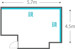 町田1号Cスタジオ間取り