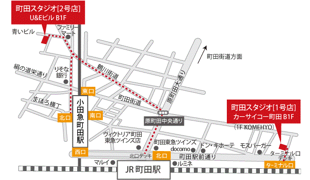 町田スタジオ地図