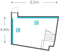 三軒茶屋Bスタジオ間取り