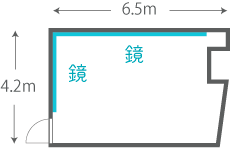 三軒茶屋Dスタジオ間取り