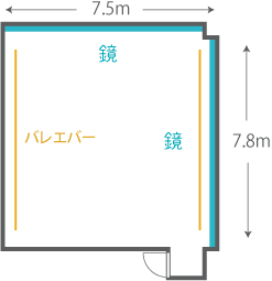 立川Dスタジオ間取り